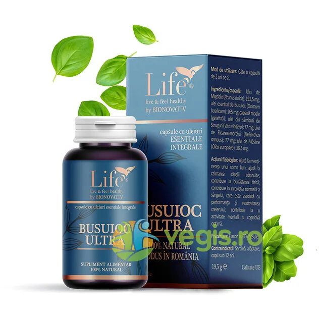 Busuioc Ultra 30cps BIONOVATIV — preț și oferte