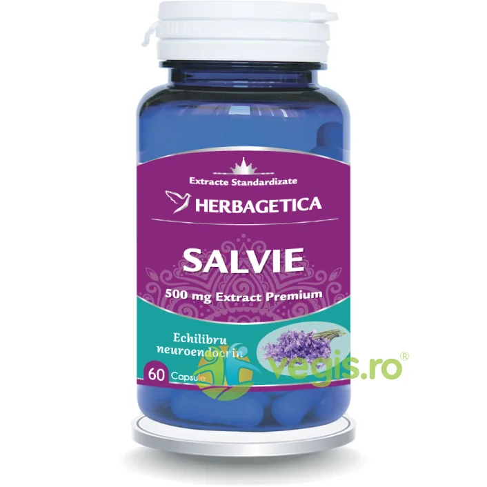 Salvie 60cps HERBAGETICA — preț și oferte