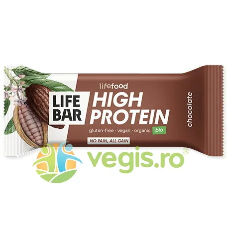 Baton cu Proteine si Ciocolata Ecologic/Bio 40g LIFEBAR — preț și oferte