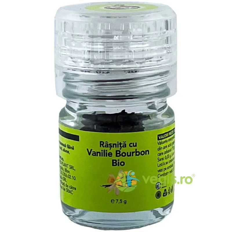 Rasnita cu Vanilie Bourbon Ecologica/Bio 7.5g SOLARIS — preț și oferte
