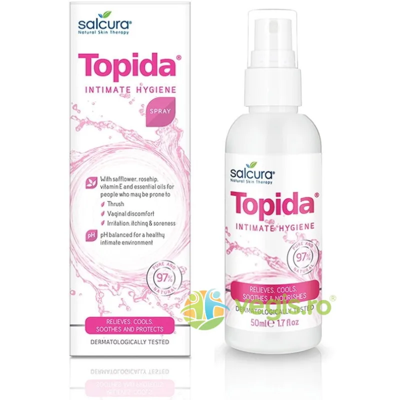 Topida - Spray pentru Igiena Intima, Infectii Fungice 50ml SALCURA NATURAL SKIN THERAPY — preț și oferte