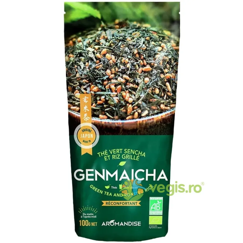 Ceai Verde cu Orez Genmaicha Vrac Ecologic/Bio 100g AROMANDISE — preț și oferte