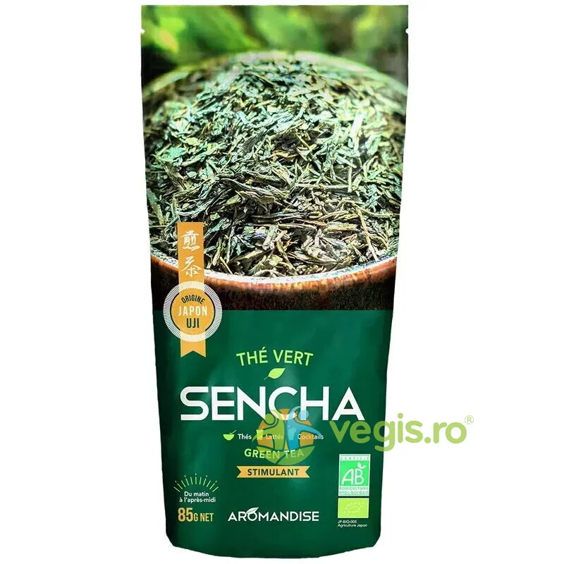 Ceai Verde Sencha Vrac Ecologic/Bio 85g AROMANDISE — preț și oferte