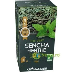 Ceai Verde Sencha cu Menta Ecologic/Bio 18dz