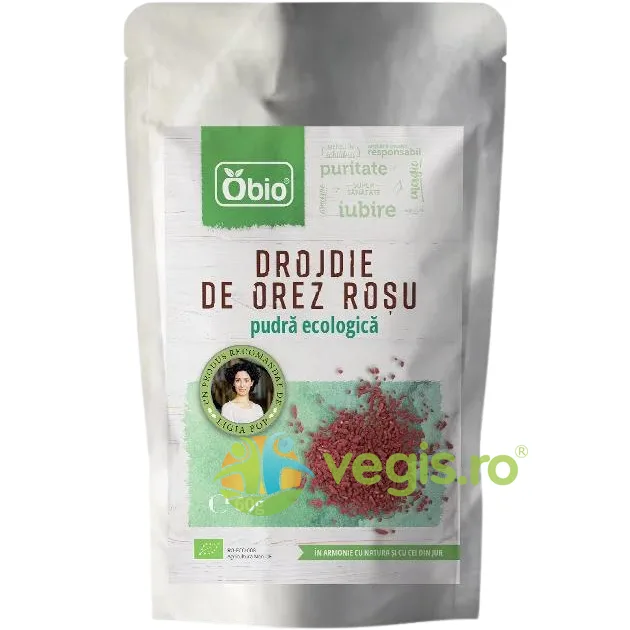 Drojdie de Orez Rosu Ecologica/Bio 60g OBio — preț și oferte