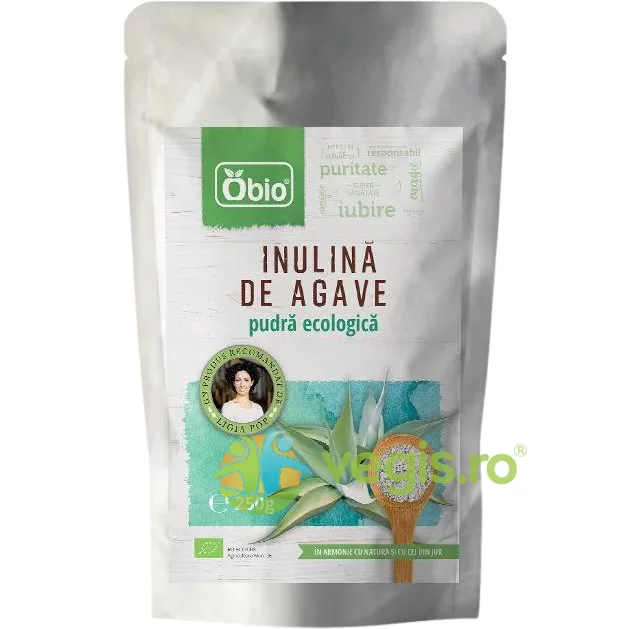Pudra de Inulina din Agave Ecologica/Bio 250g OBio — preț și oferte