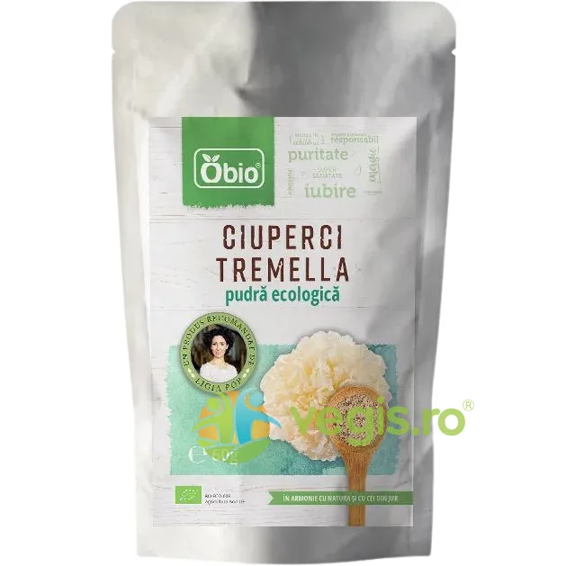 Pudra de Ciuperci Tremella Ecologica/Bio 60g OBio — preț și oferte