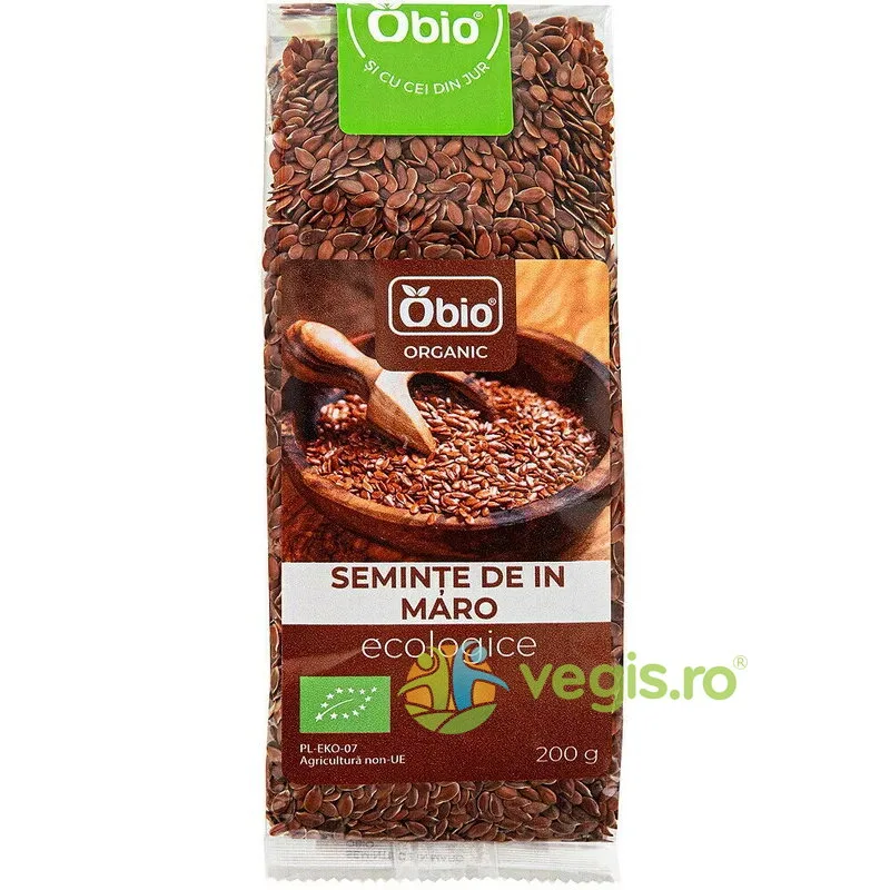 Seminte de In Maro Ecologice/Bio 200g OBio — preț și oferte