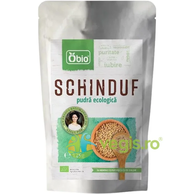 Pudra de Schinduf Ecologica/Bio 125g OBio — preț și oferte