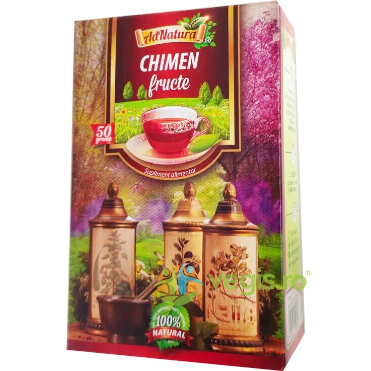 Ceai de Chimen Fructe 50g ADNATURA — preț și oferte
