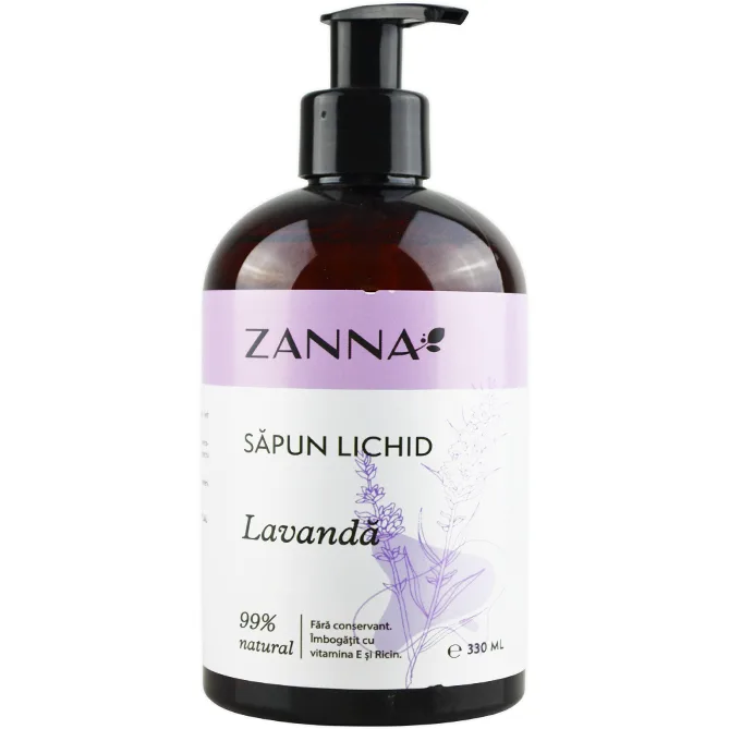 Sapun Lichid cu Lavanda 330ml ZANNA — preț și oferte