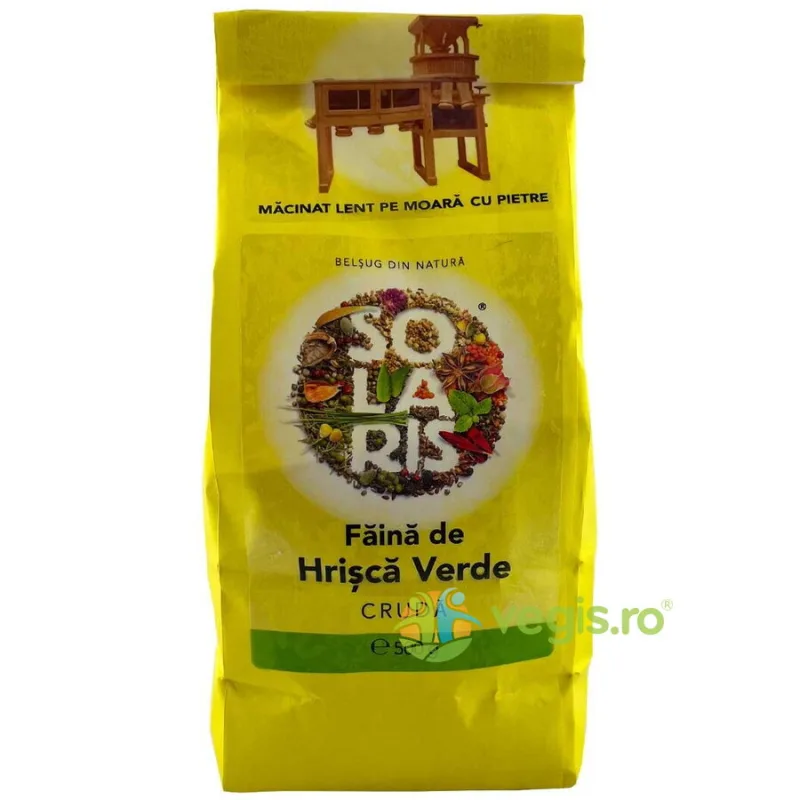 Faina de Hrisca Verde Cruda 500g SOLARIS — preț și oferte