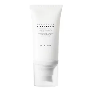 Crema de fata Tone-Up cu protectie solara SPF50+, PA++++ Tone Brightening Madagascar Centella, 50 ml, Skin1004