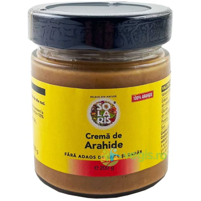 Crema de Arahide fara Adaos de Sare si Zahar 200g — preț și oferte