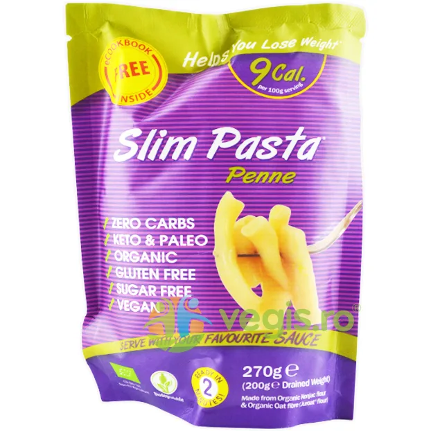 Penne din Faina de Konjac fara Gluten Ecologice/Bio 270g SLIM PASTA — preț și oferte