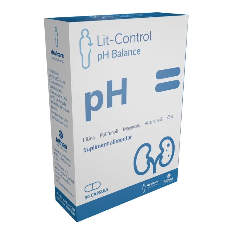Lit Control PH Balance, 30 capsule, Devicare — preț și oferte