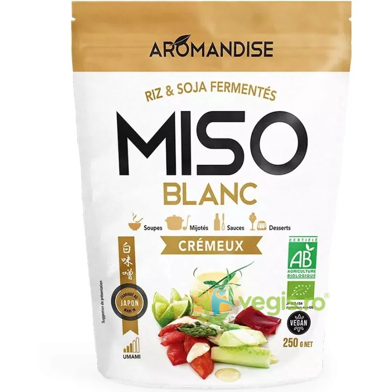 Pasta Miso Alba Cremoasa Ecologica/Bio 250g AROMANDISE — preț și oferte