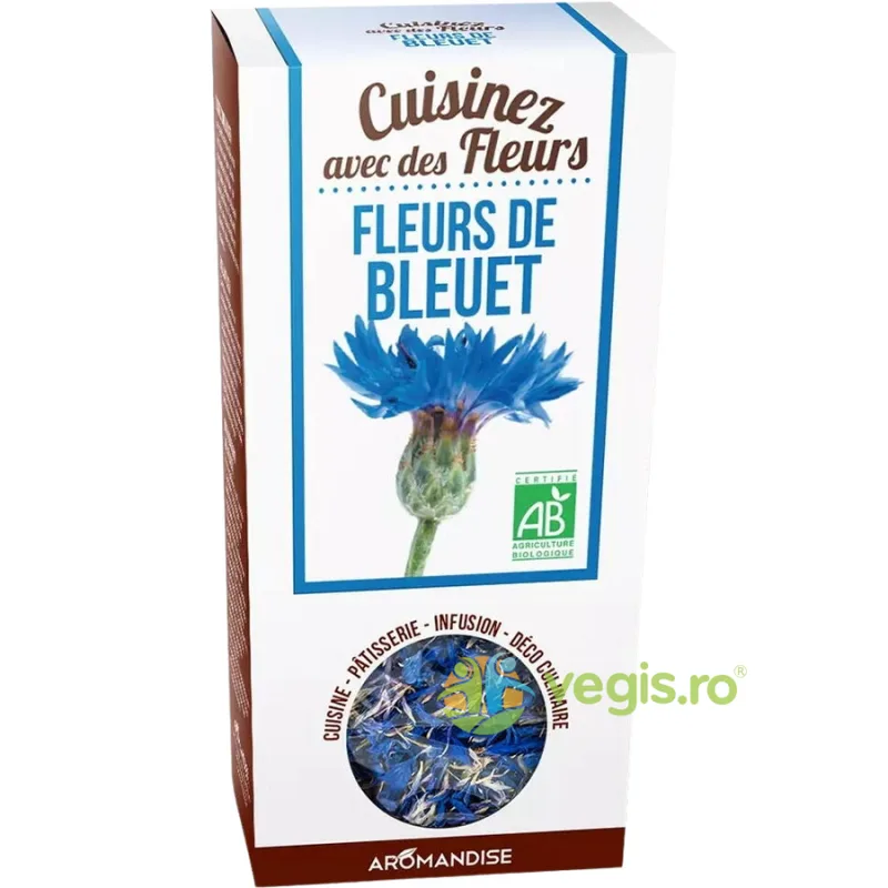 Flori de Albastrele Uz Culinar Ecologice/Bio 15g AROMANDISE — preț și oferte