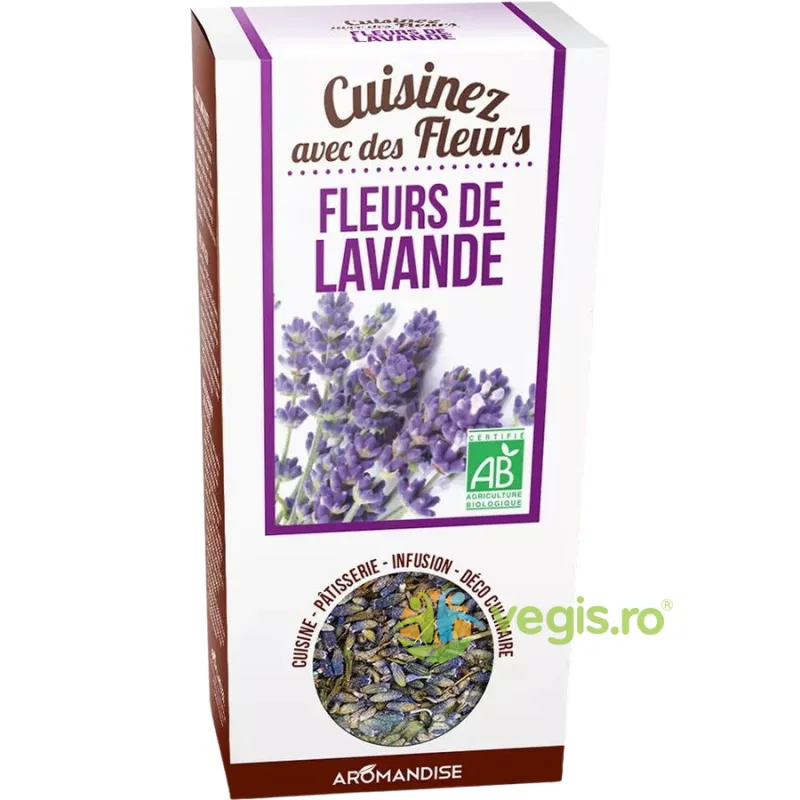 Flori de Lavanda Uz Culinar Ecologice/Bio 40g AROMANDISE — preț și oferte