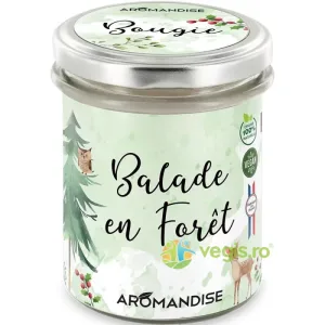 Lumanare Parfumata Naturala Plimbare prin Padure Bio 150g