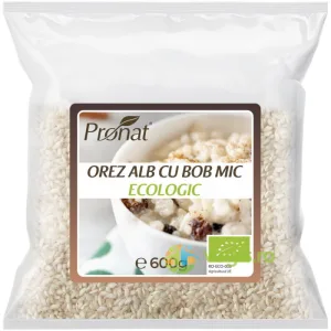 Orez Alb cu Bob Mic Ecologic/Bio 600g