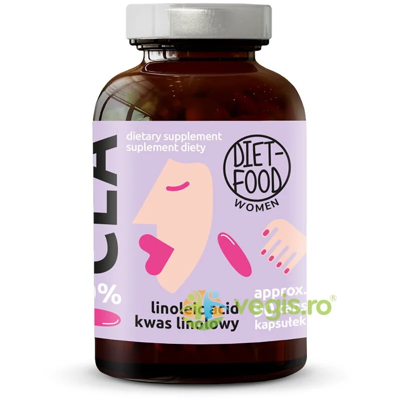 CLA (Acid Linoleic Conjugat) 90cps DIET FOOD — preț și oferte