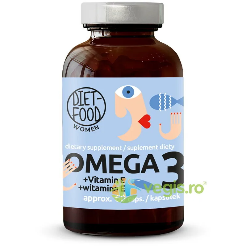 Omega 3 + Vitamina E 60cps DIET FOOD — preț și oferte