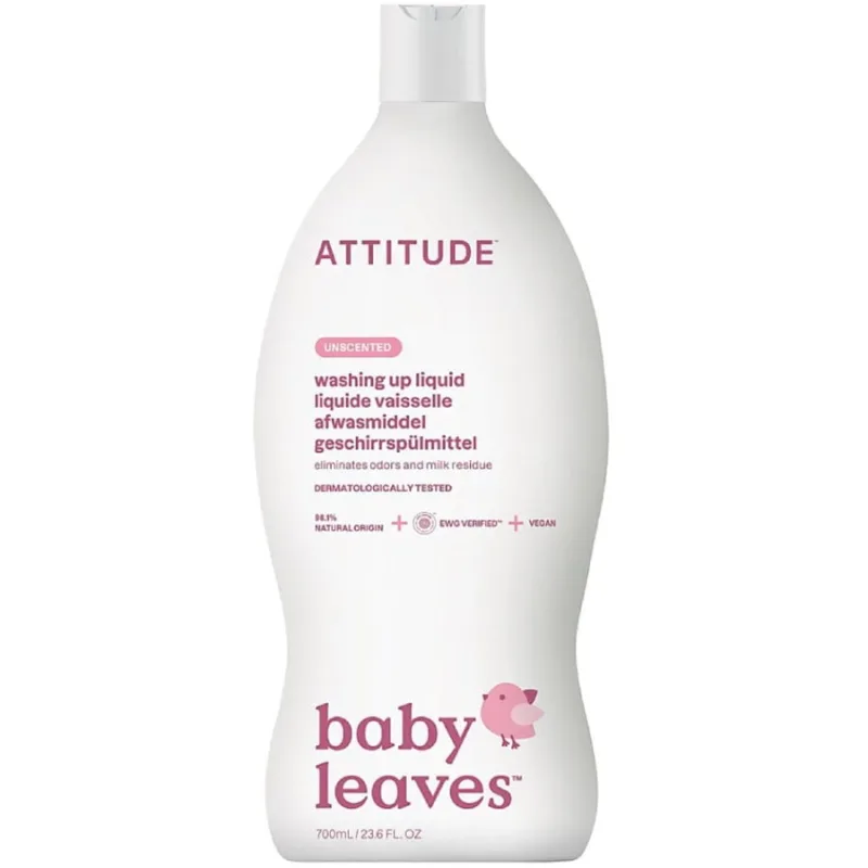 Lichid de Spalat Vase si Biberoane fara Parfum 700ml ATTITUDE — preț și oferte