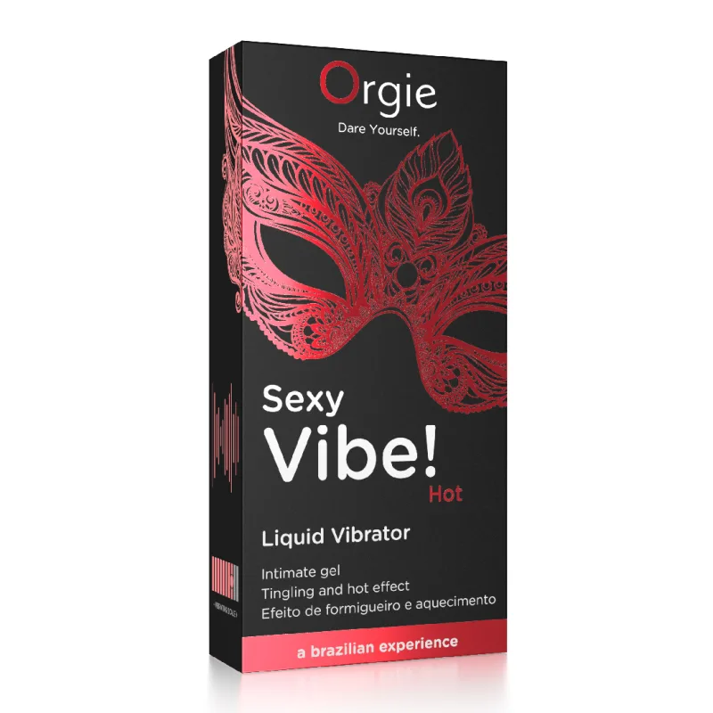 Gel masaj intim cu efect de incalzire Sexy Vibe, 15ml, Orgie — preț și oferte