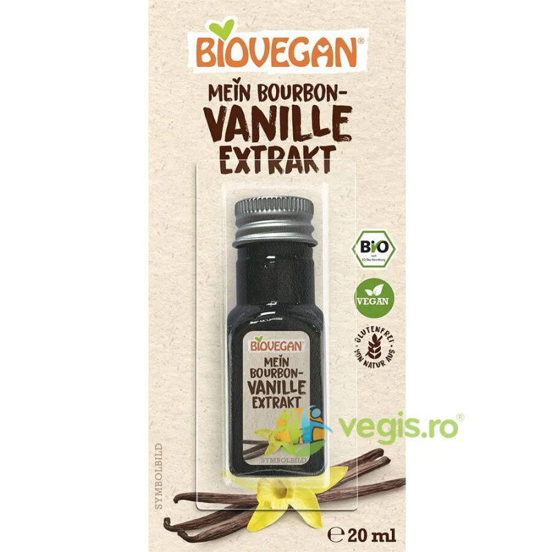 Extract de Vanilie Bourbon Ecologic/Bio 20ml Biovegan — preț și oferte