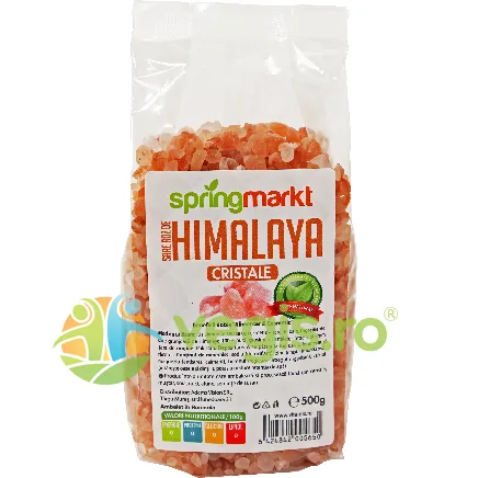 Sare Roz de Himalaya Cristale 5-7mm 500g springmarkt — preț și oferte