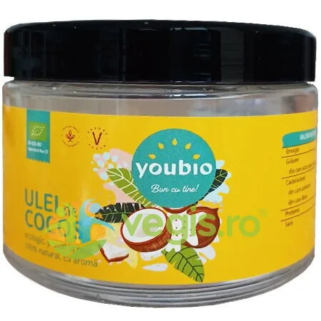 Ulei de Cocos Presat la Rece Ecologic/Bio 500ml YOUBIO — preț și oferte