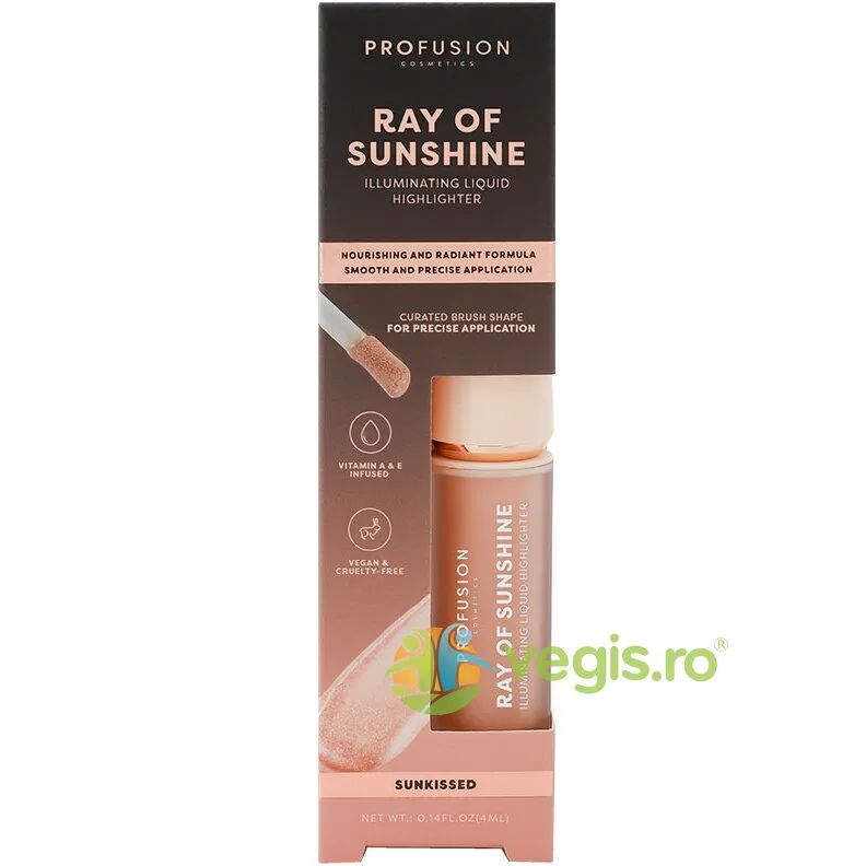 Iluminator (Highlighter) Lichid - Sunkissed Ray of Sunshine 4ml PROFUSION COSMETICS — preț și oferte