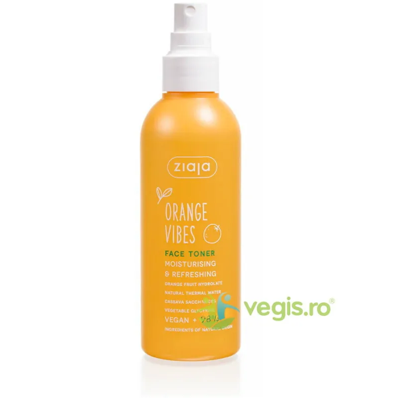 Lotiune Tonica Hidratanta si Revigoranta pentru Fata Orange Vibes 190ml ZIAJA — preț și oferte