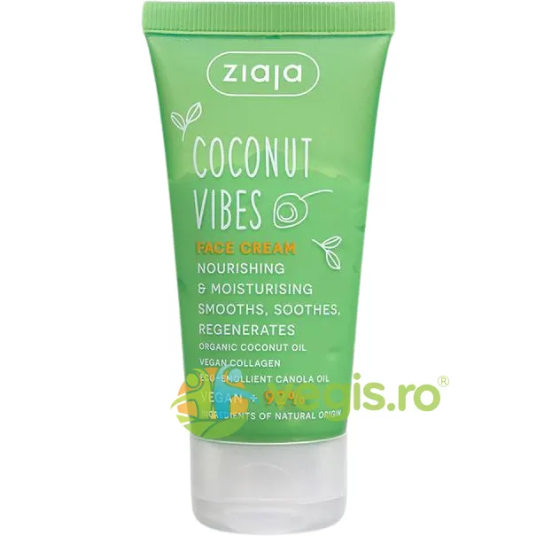 Crema Hidratanta si Hranitoare pentru Fata Coconut Vibes 50ml — preț și oferte