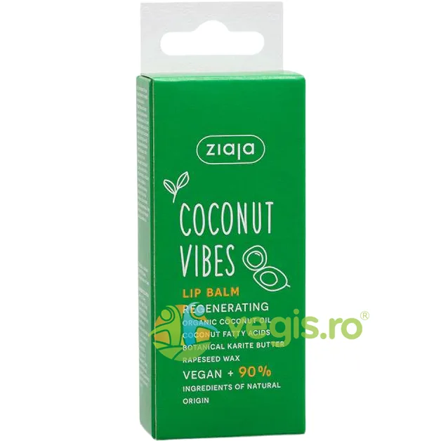 Balsam Regenerant pentru Buze Coconut Vibes 10ml ZIAJA — preț și oferte