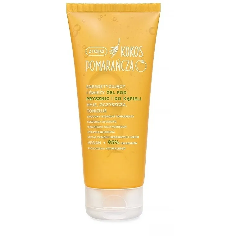 Gel de dus Energizant si Revigorant Orange & Coconut Vibes 200ml ZIAJA — preț și oferte