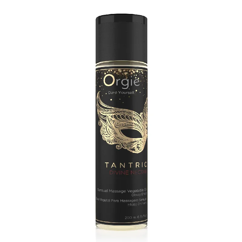 Ulei vegetal pentru masaj senzual Tantric Divine Nectar, 200 ml, Orgie — preț și oferte