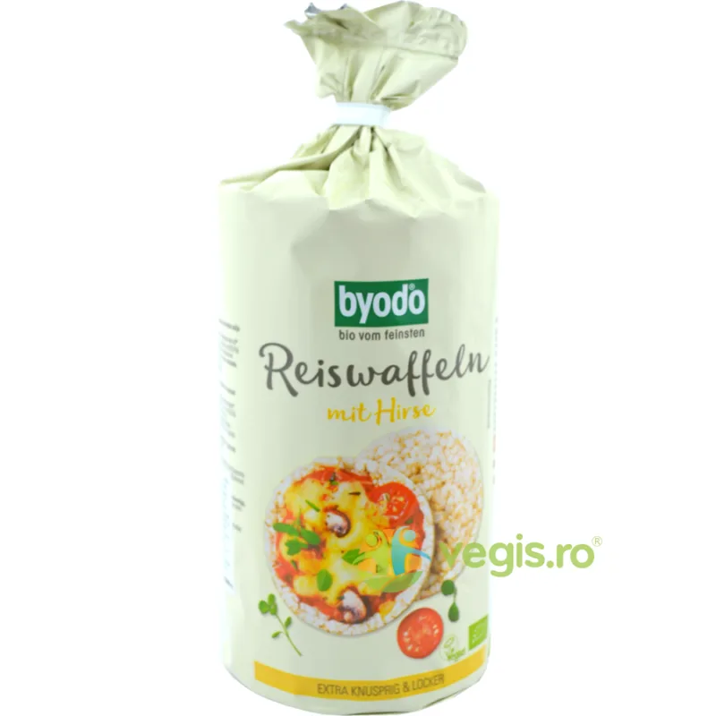 Vafe din Orez si Mei Fara Gluten Ecologice/Bio 100g BYODO — preț și oferte