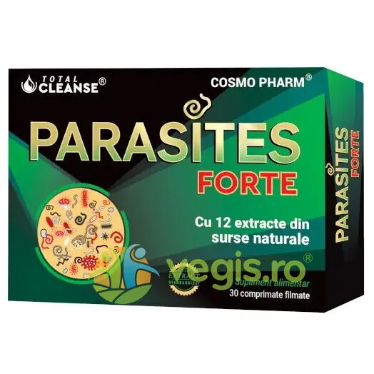 Parasites Forte Total Cleanse 30tb — preț și oferte