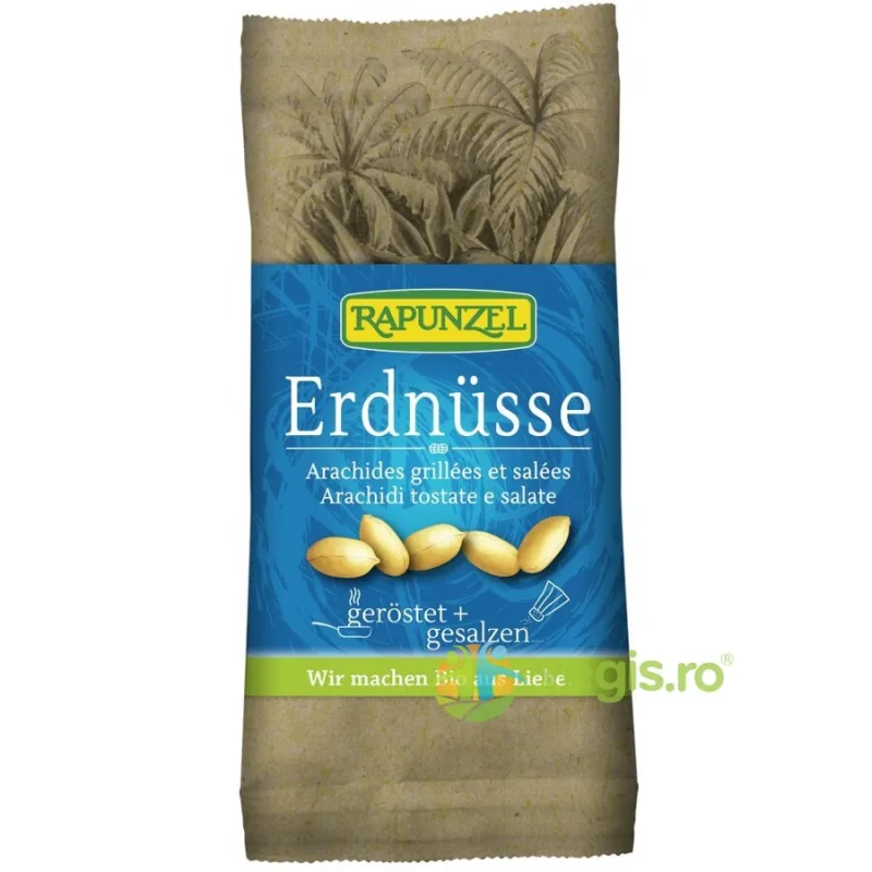 Arahide Prajite si Sarate Ecologice/Bio 75g Rapunzel — preț și oferte