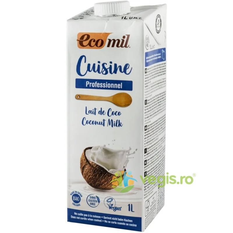 Crema Vegetala cu Cocos pentru Gatit fara Gluten Ecologica/Bio 1L — preț și oferte