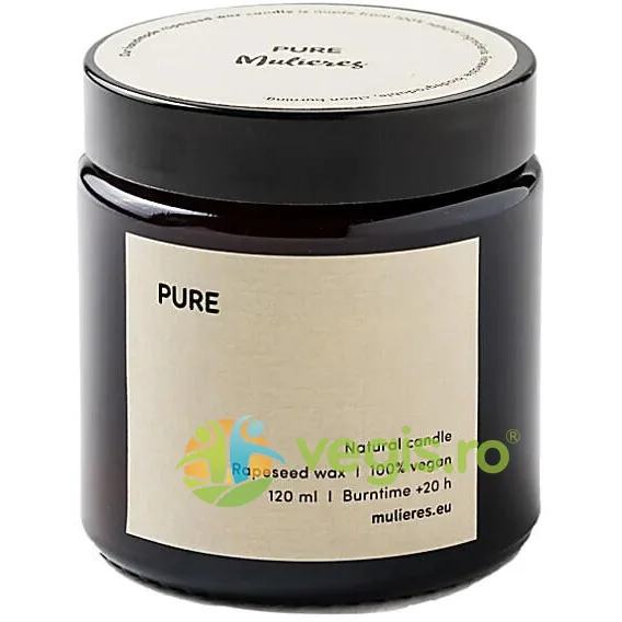 Lumanare Naturala fara Miros 120ml MULIERES — preț și oferte