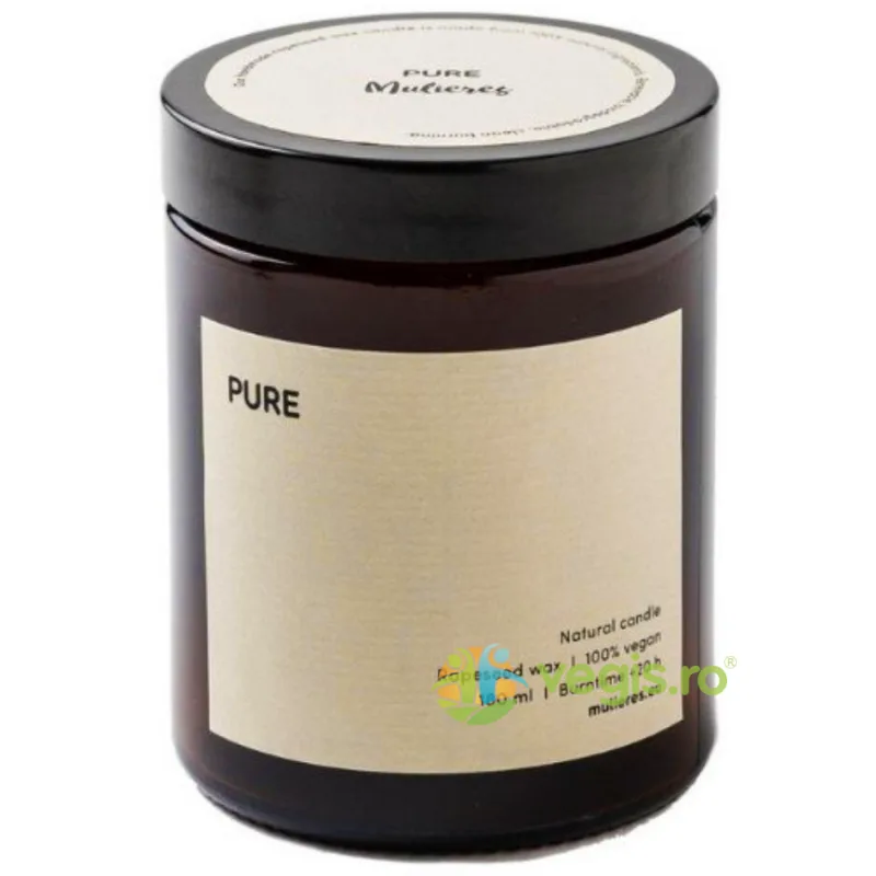 Lumanare Naturala fara Miros 180ml MULIERES — preț și oferte