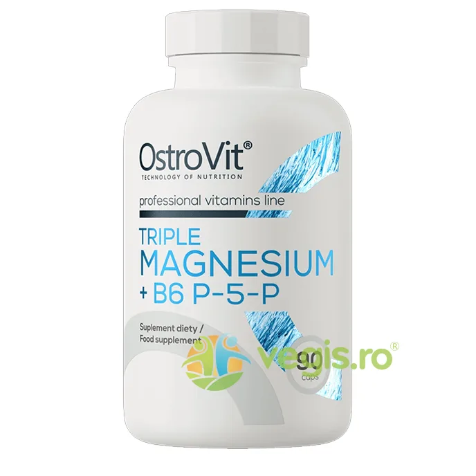 Magneziu Complex (Magnesium + B6 P-5-P) 90cps OSTROVIT — preț și oferte