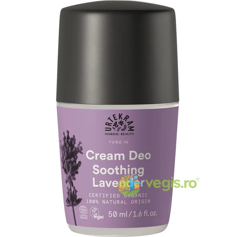 Deodorant Roll-On Crema Calmanta cu Lavanda Bio 50ml URTEKRAM — preț și oferte
