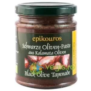 Pasta din Masline Negre Kalamata Ecologica/Bio 190g