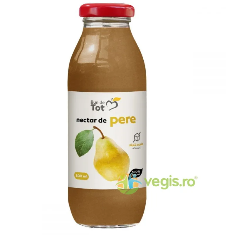 Nectar de Pere fara Zahar Adaugat 300ml BUN DE TOT — preț și oferte