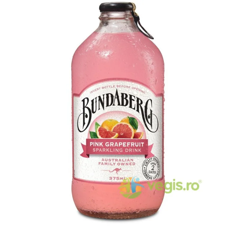 Bautura Carbogazoasa cu Grapefruit Roz Bundaberg 375ml — preț și oferte