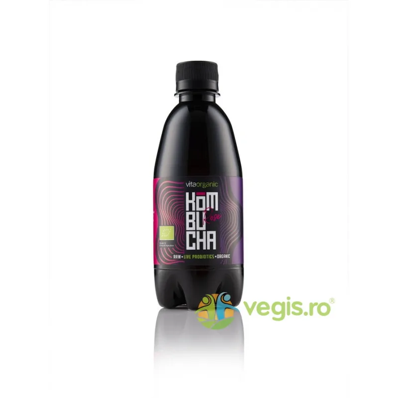 Kombucha cu Trandafiri Raw Ecologica/Bio 330ml VITA ORGANIC — preț și oferte